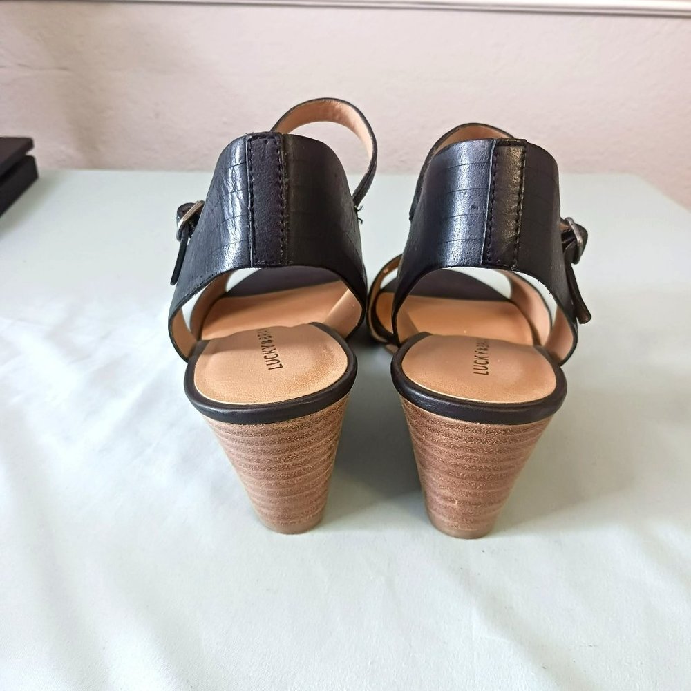Lucky Brand Wedge Sandals - Picture 3 of 12